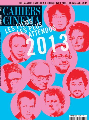CAHIERS DU CINEMA magazine side cover Issue 685 January 2013