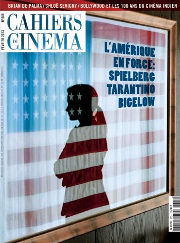 CAHIERS DU CINEMA magazine side cover Issue 686 February 2013