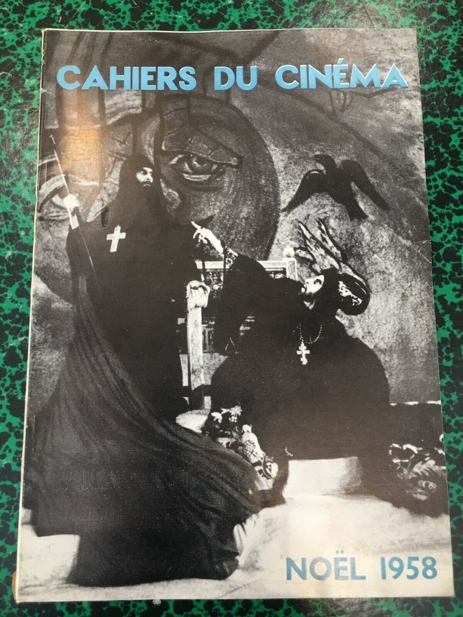 CAHIERS DU CINEMA magazine side cover Issue 90 December 1958