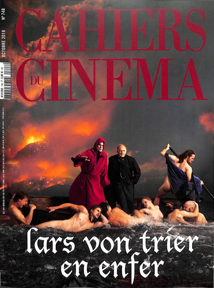 CAHIERS DU CINEMA magazine side cover Issue 748  October 2018