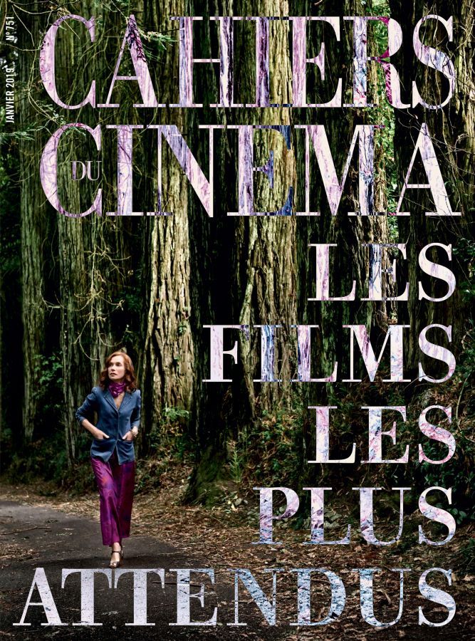 CAHIERS DU CINEMA magazine side cover Issue 751  January 2019