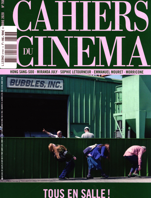CAHIERS DU CINEMA magazine side cover Issue 768  September 2020