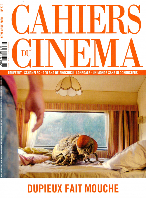 CAHIERS DU CINEMA magazine side cover Issue 770  November 2020