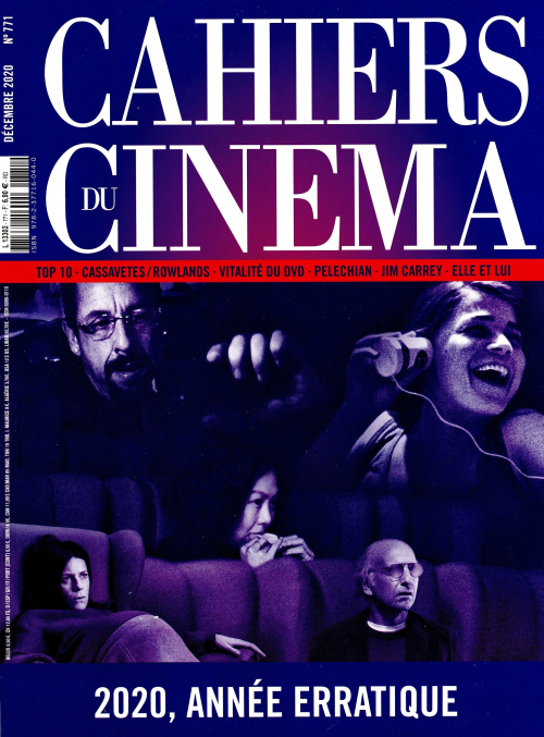 CAHIERS DU CINEMA magazine side cover Issue 771  December 2020