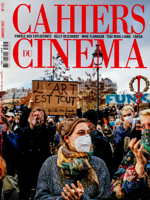 CAHIERS DU CINEMA magazine side cover Issue 772  January 2021