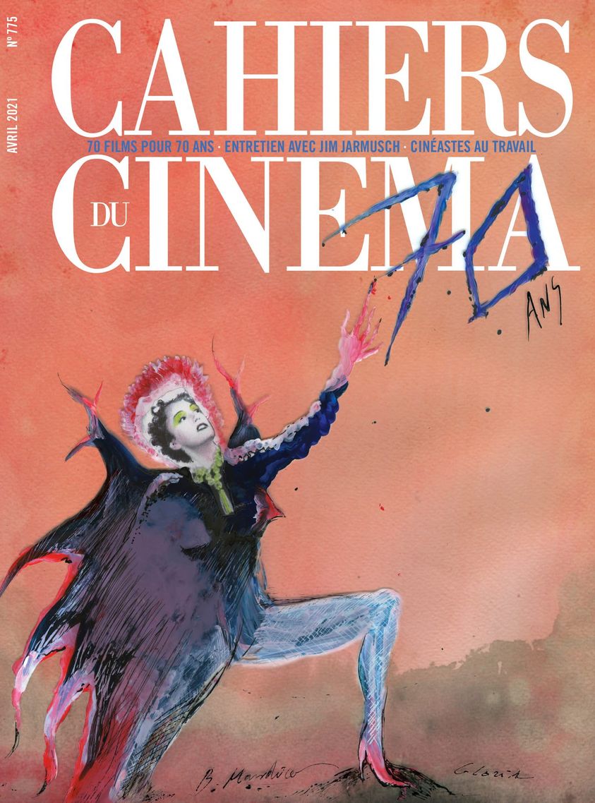CAHIERS DU CINEMA magazine side cover Issue 775  April 2021