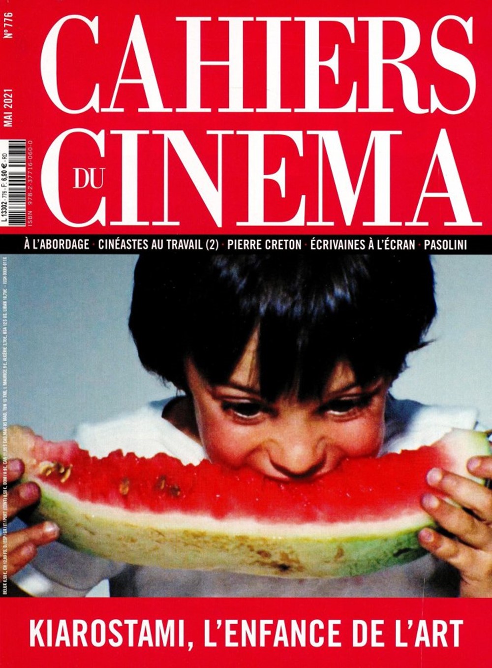 CAHIERS DU CINEMA magazine side cover Issue 776  May 2021