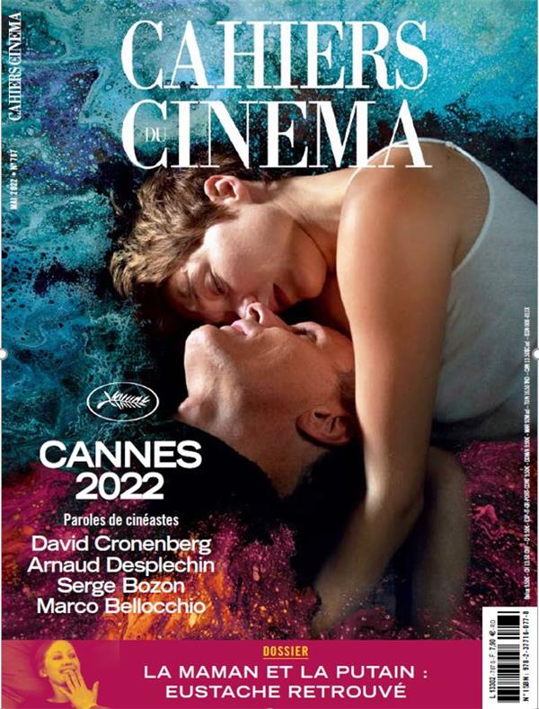 CAHIERS DU CINEMA magazine side cover Issue 787  May 2022