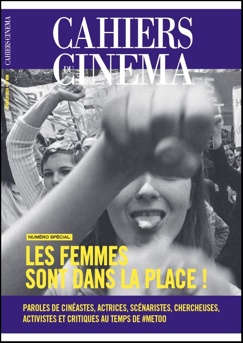 CAHIERS DU CINEMA magazine side cover Issue 806  February 2024