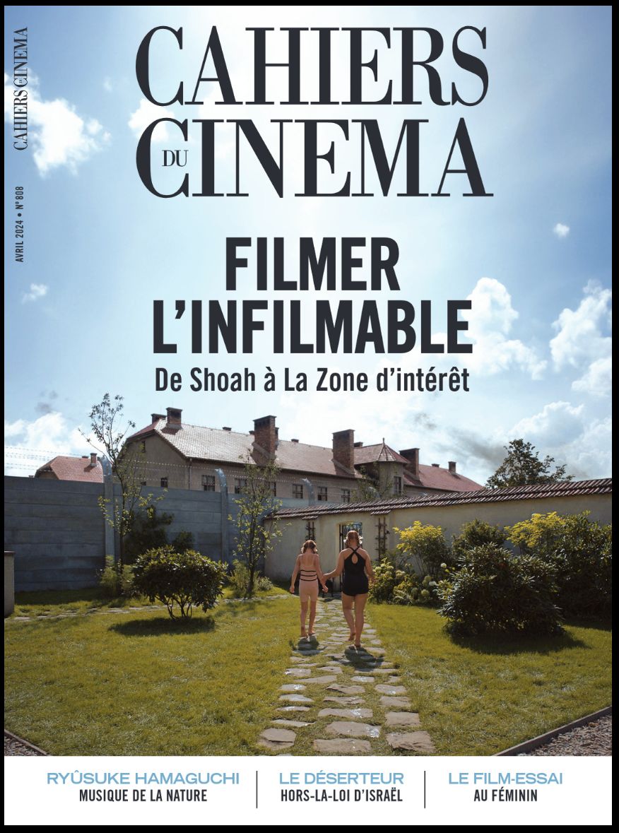 CAHIERS DU CINEMA magazine side cover Issue 808  April 2024
