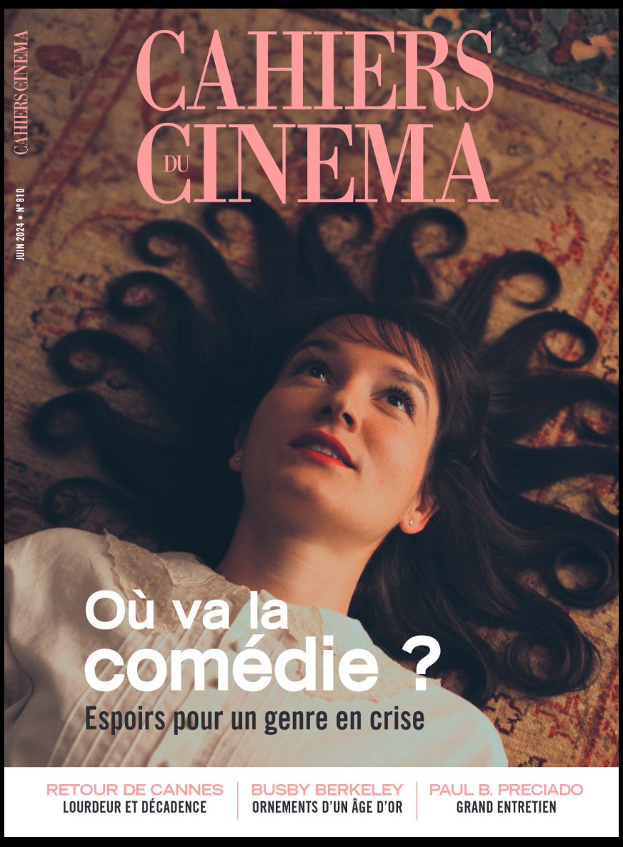 CAHIERS DU CINEMA magazine side cover Issue 810  June 2024