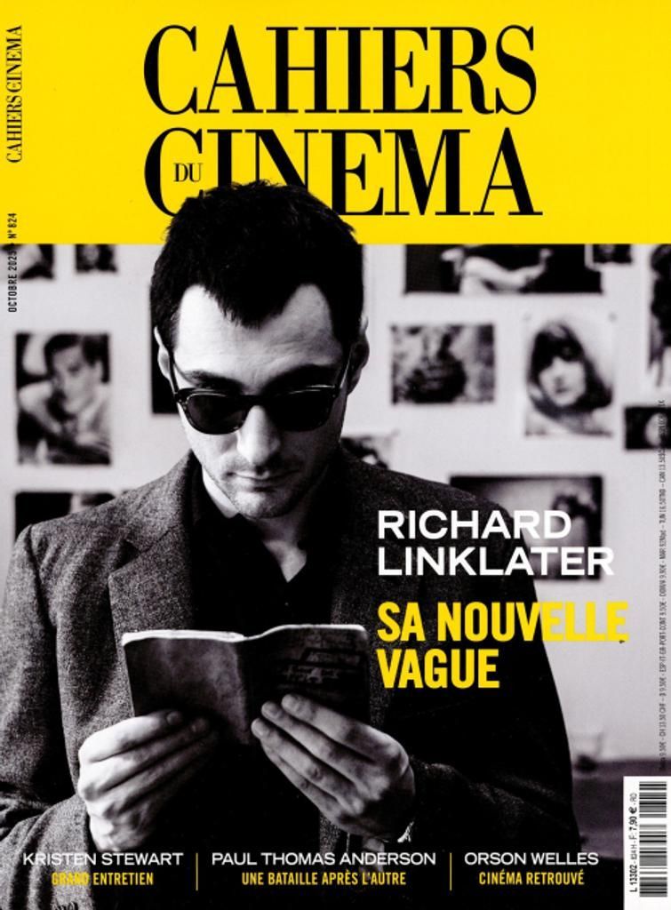 CAHIERS DU CINEMA magazine side cover Issue 824  October 2025