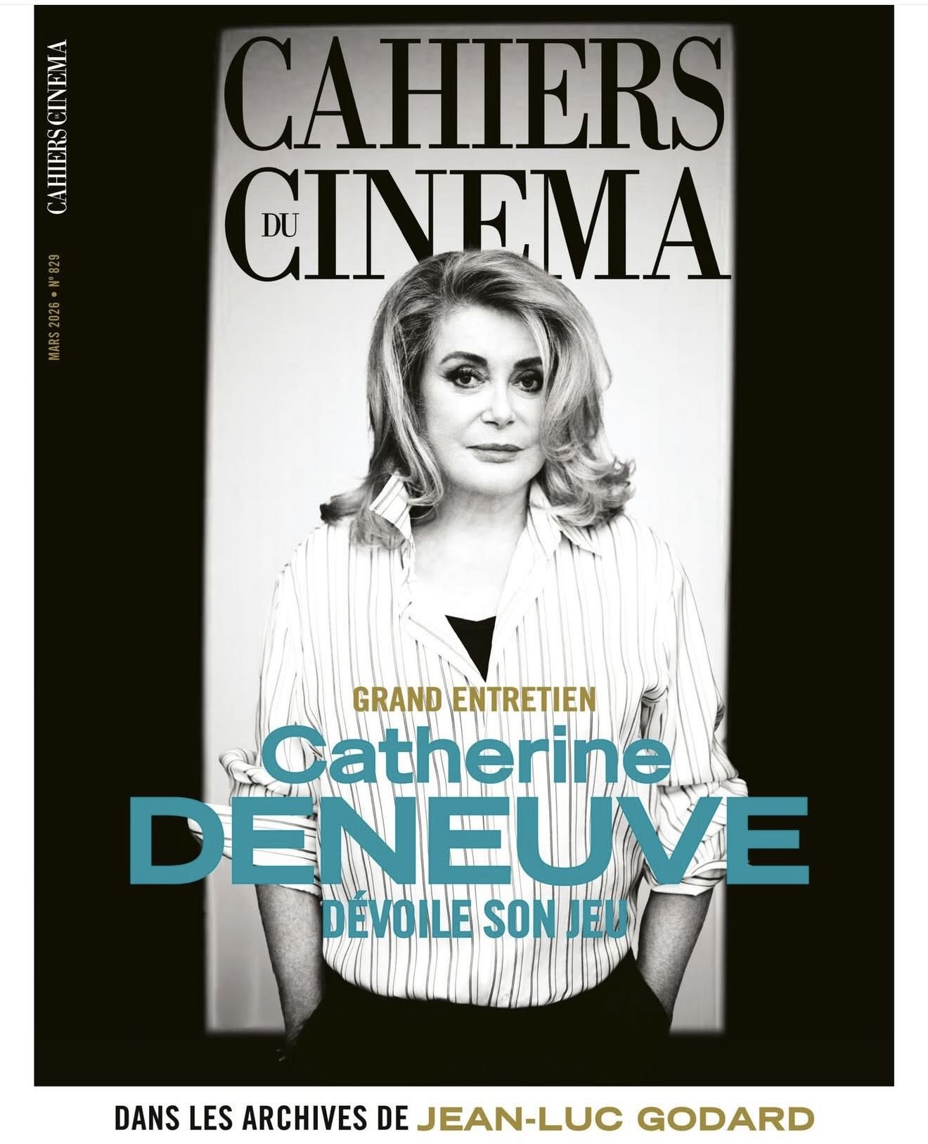 CAHIERS DU CINEMA magazine side cover Issue 829  March 2026