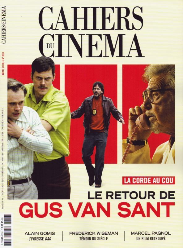 CAHIERS DU CINEMA magazine side cover Issue 830  April 2026