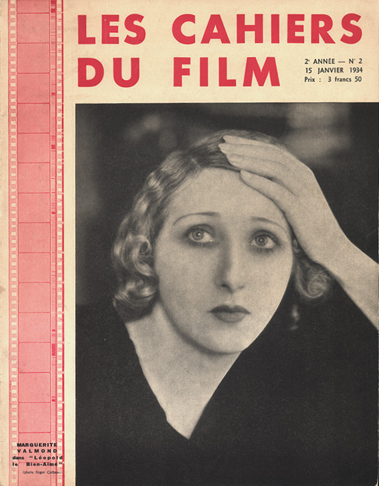 CAHIERS DU FILM | LES magazine side cover Issue 2 15 January 1934