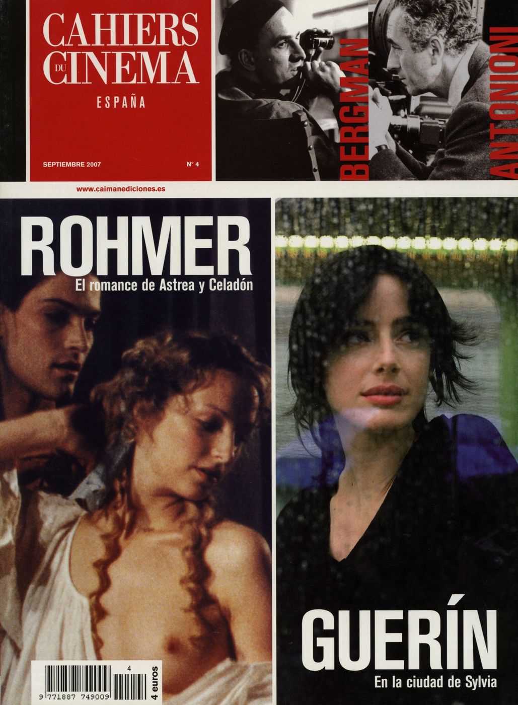 CAIMAN CUADERNOS DE CINE magazine side cover Issue 4 September 2007