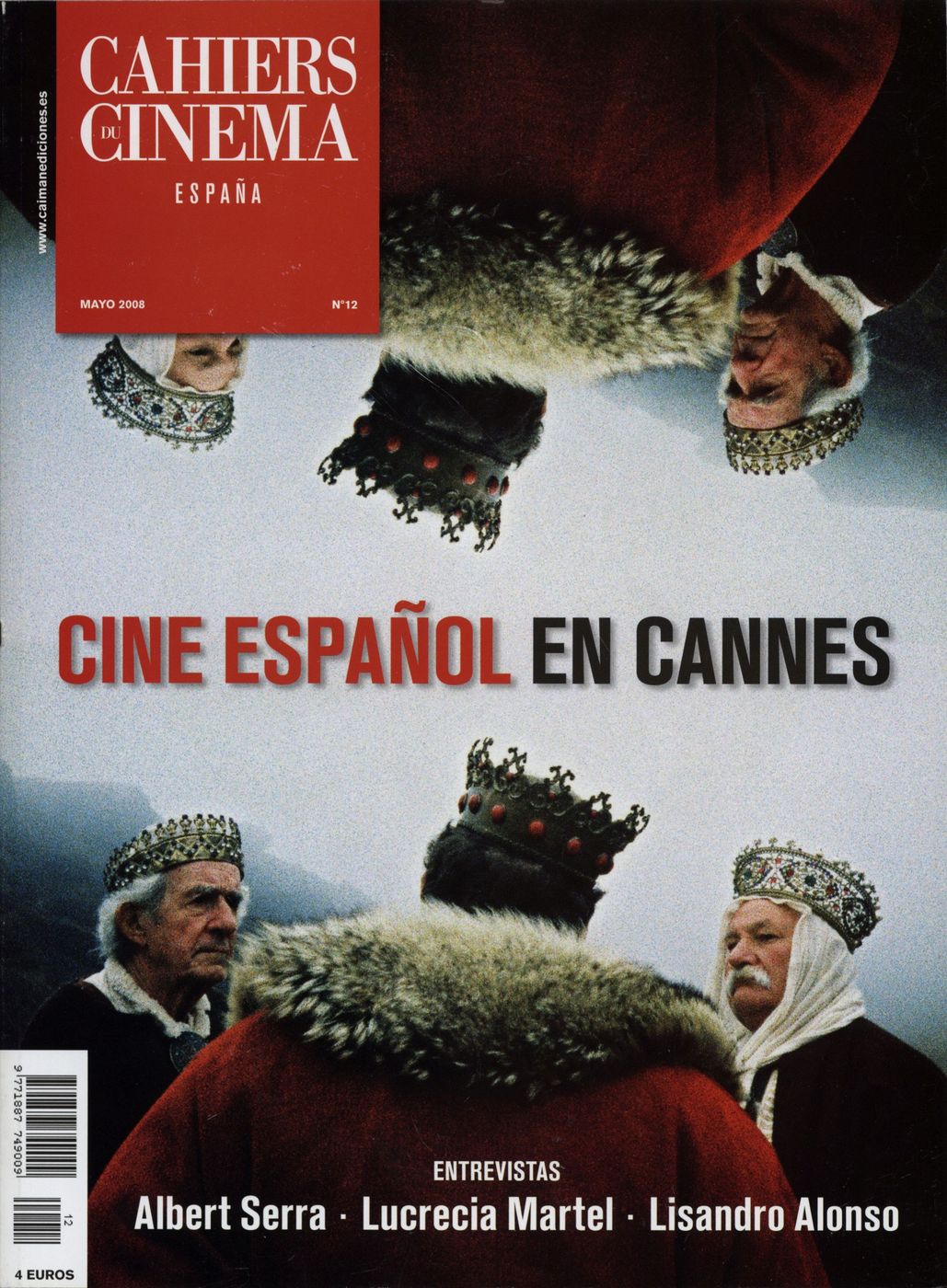 CAIMAN CUADERNOS DE CINE magazine side cover Issue 12 May 2008