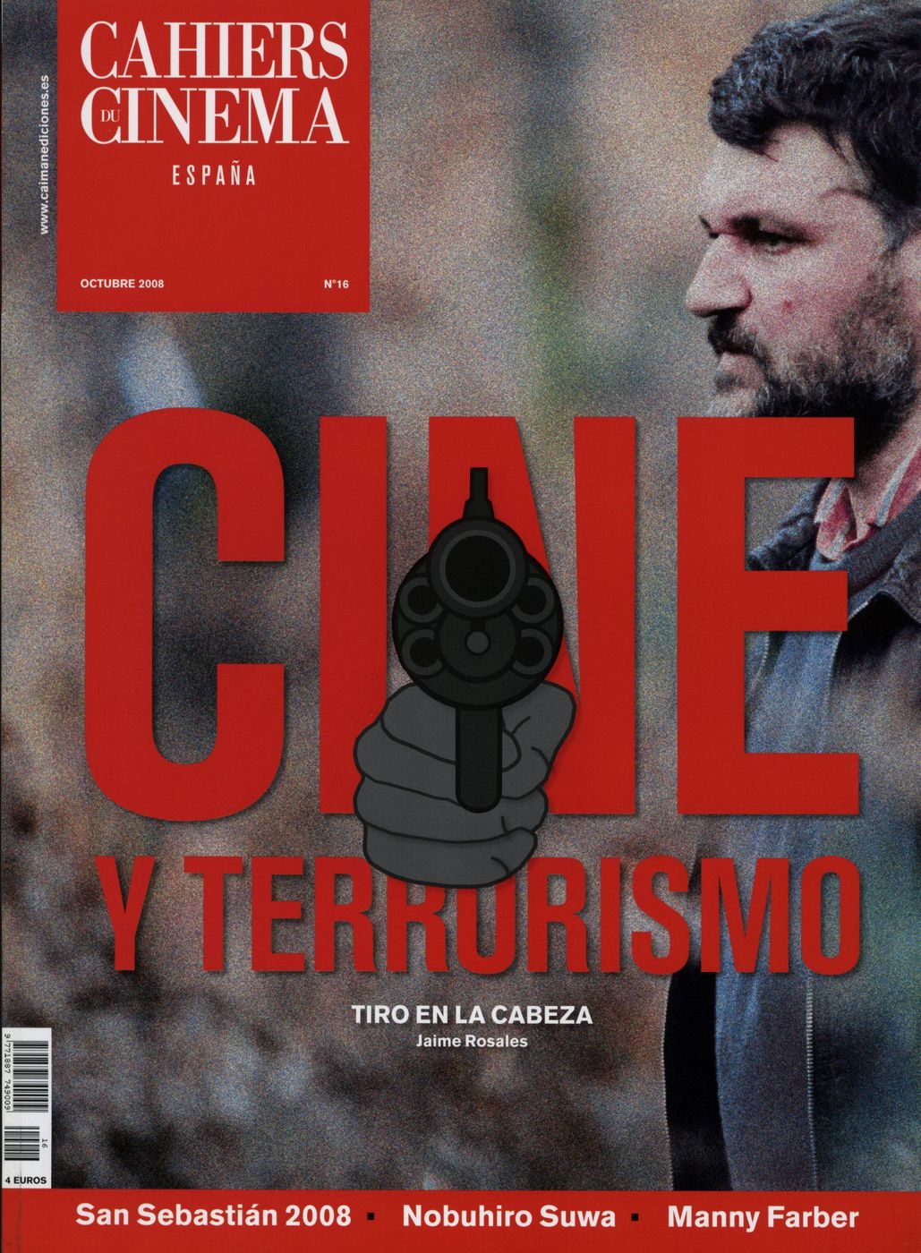 CAIMAN CUADERNOS DE CINE magazine side cover Issue 16 October 2008