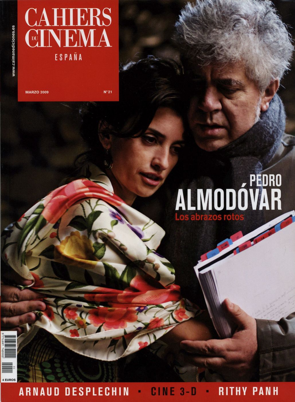 CAIMAN CUADERNOS DE CINE magazine side cover Issue 21 March 2009
