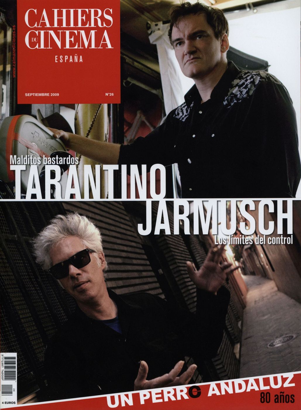 CAIMAN CUADERNOS DE CINE magazine side cover Issue 26 September 2009
