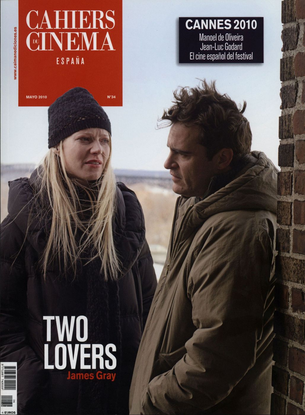 CAIMAN CUADERNOS DE CINE magazine side cover Issue 34 May 2010