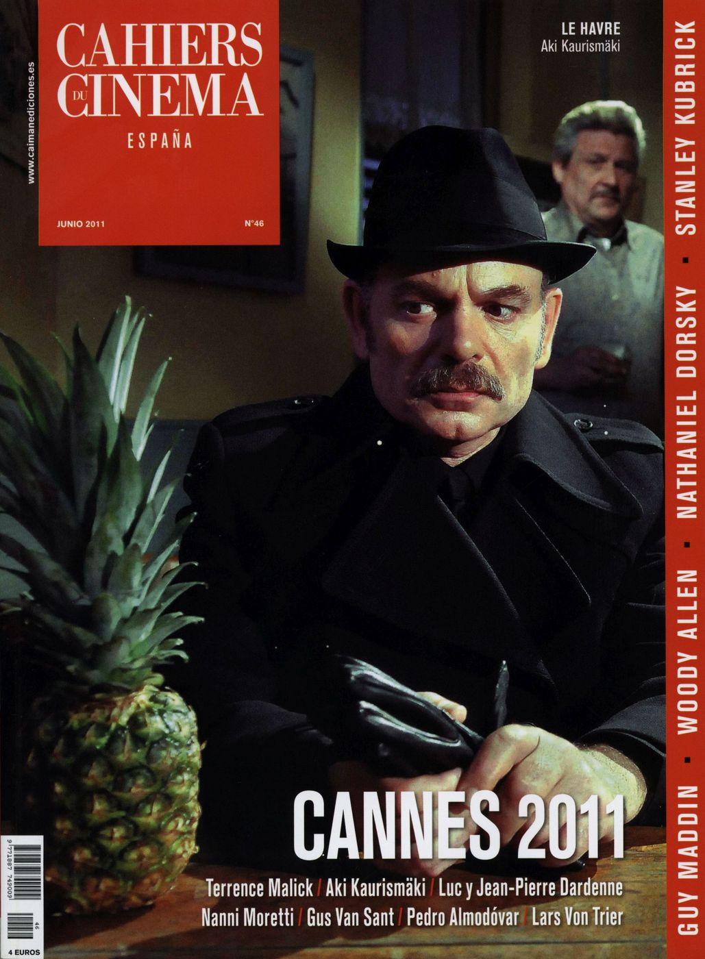 CAIMAN CUADERNOS DE CINE magazine side cover Issue 46 June 2011