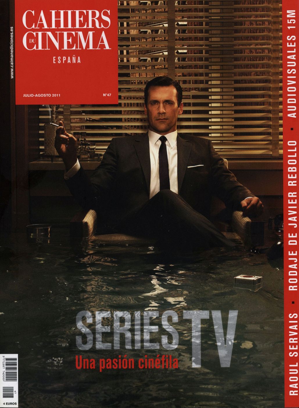 CAIMAN CUADERNOS DE CINE magazine side cover Issue 47 July/August 2011