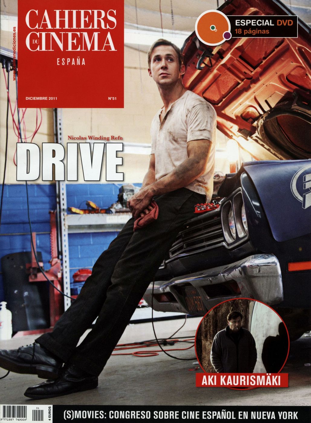 CAIMAN CUADERNOS DE CINE magazine side cover Issue 51 December 2011