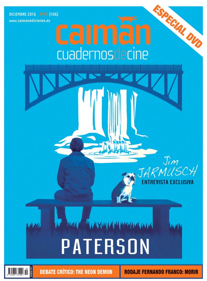 CAIMAN CUADERNOS DE CINE magazine side cover Issue 106 December 2016