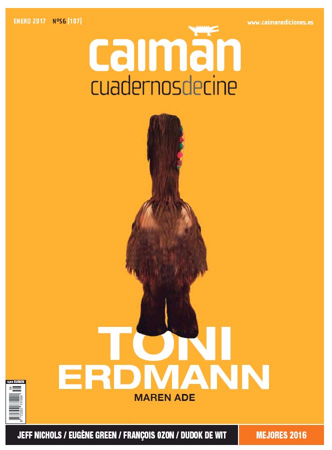 CAIMAN CUADERNOS DE CINE magazine side cover Issue 107 January 2017