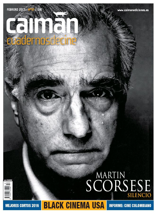 CAIMAN CUADERNOS DE CINE magazine side cover Issue 108 February 2017