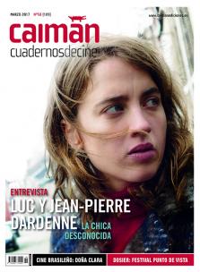 CAIMAN CUADERNOS DE CINE magazine side cover Issue 109 March 2017