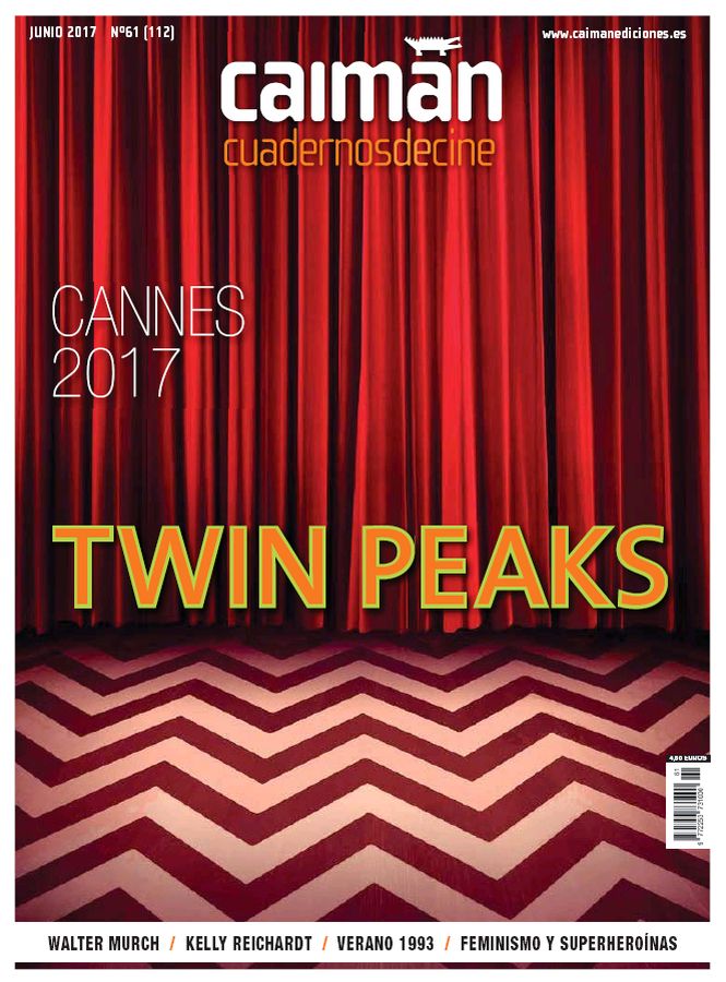 CAIMAN CUADERNOS DE CINE magazine side cover Issue 112 June 2017