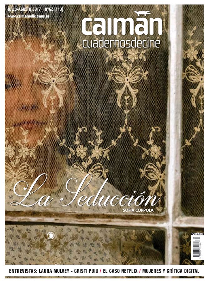 CAIMAN CUADERNOS DE CINE magazine side cover Issue 113 July/August 2017
