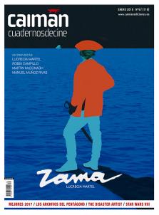 CAIMAN CUADERNOS DE CINE magazine side cover Issue 118  January 2018