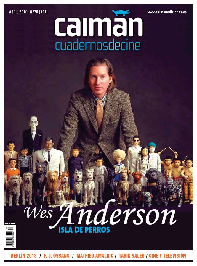 CAIMAN CUADERNOS DE CINE magazine side cover Issue 121  April 2018