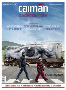 CAIMAN CUADERNOS DE CINE magazine side cover Issue 122  May 2018