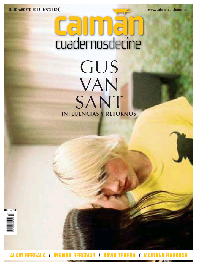 CAIMAN CUADERNOS DE CINE magazine side cover Issue 124  July/August 2018