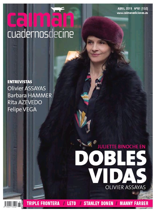 CAIMAN CUADERNOS DE CINE magazine side cover Issue 132  April 2019