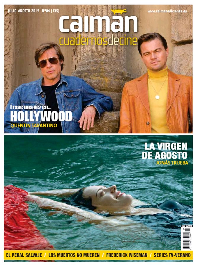 CAIMAN CUADERNOS DE CINE magazine side cover Issue 135  July/August 2019