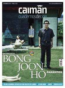 CAIMAN CUADERNOS DE CINE magazine side cover Issue 137  October 2019
