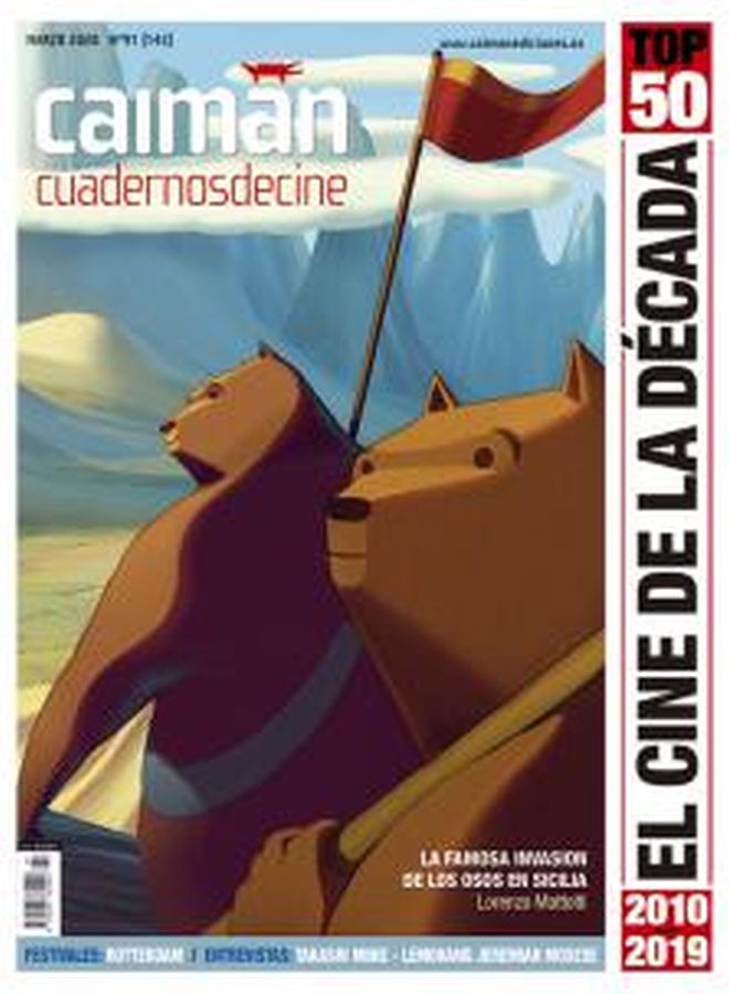 CAIMAN CUADERNOS DE CINE magazine side cover Issue 142  March 2020