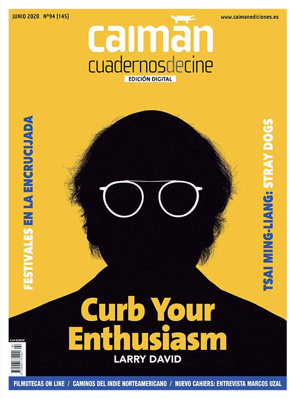 CAIMAN CUADERNOS DE CINE magazine side cover Issue 145  July 2020