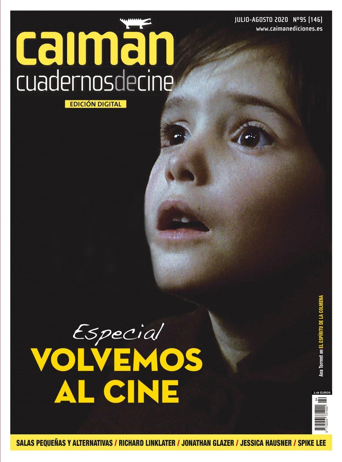 CAIMAN CUADERNOS DE CINE magazine side cover Issue 146  August 2020