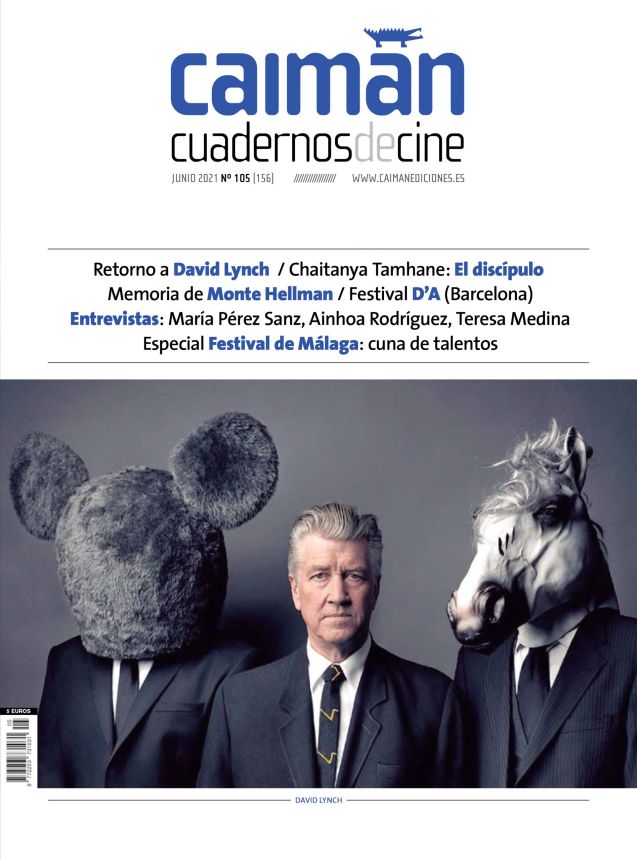 CAIMAN CUADERNOS DE CINE magazine side cover Issue 156  June 2021