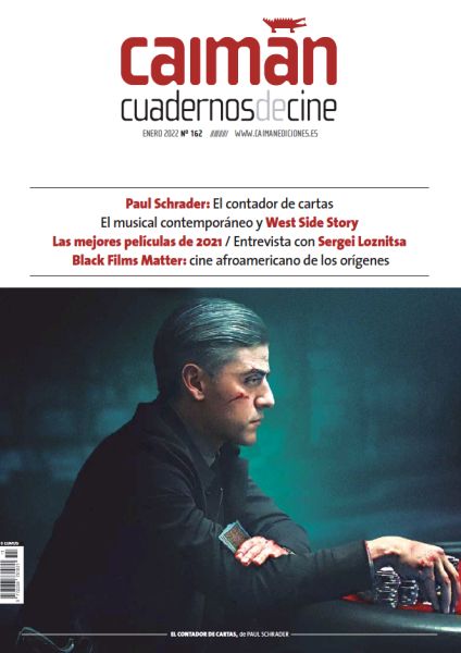 CAIMAN CUADERNOS DE CINE magazine side cover Issue 162  January 2022