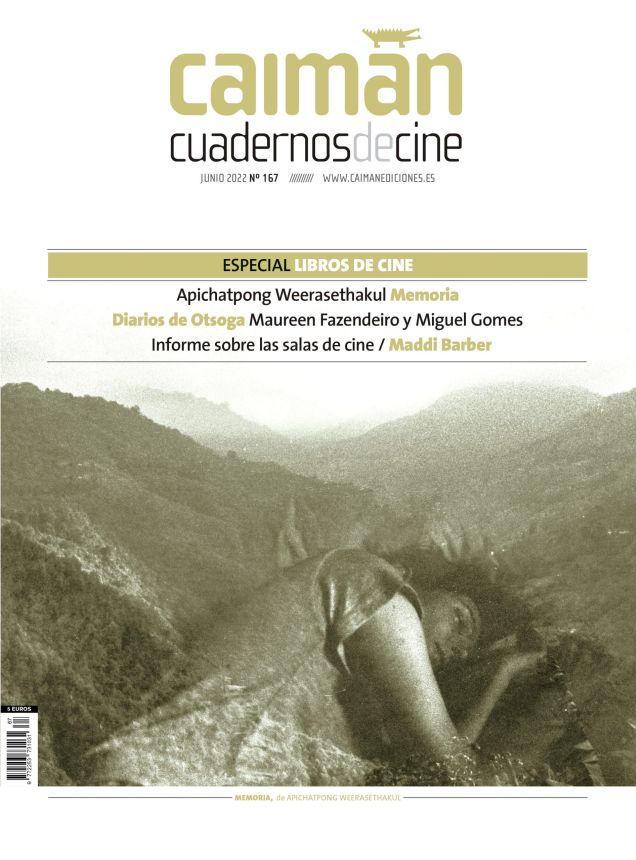 CAIMAN CUADERNOS DE CINE magazine side cover Issue 167 June 2022