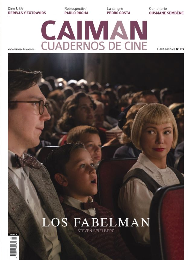 CAIMAN CUADERNOS DE CINE magazine side cover Issue 174  February 2023