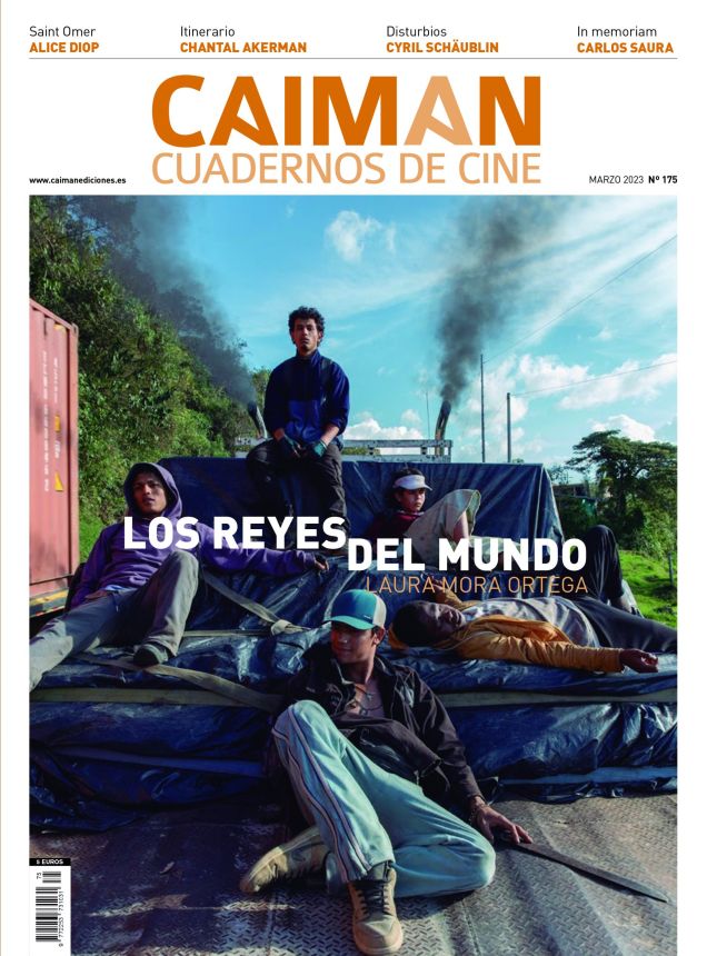 CAIMAN CUADERNOS DE CINE magazine side cover Issue 175  March 2023