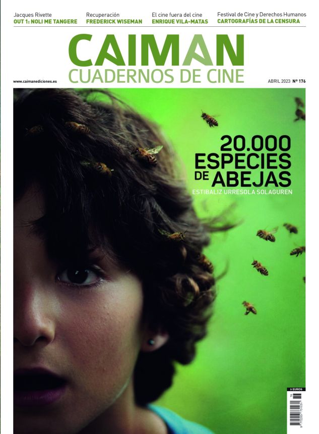 CAIMAN CUADERNOS DE CINE magazine side cover Issue 176  April 2023